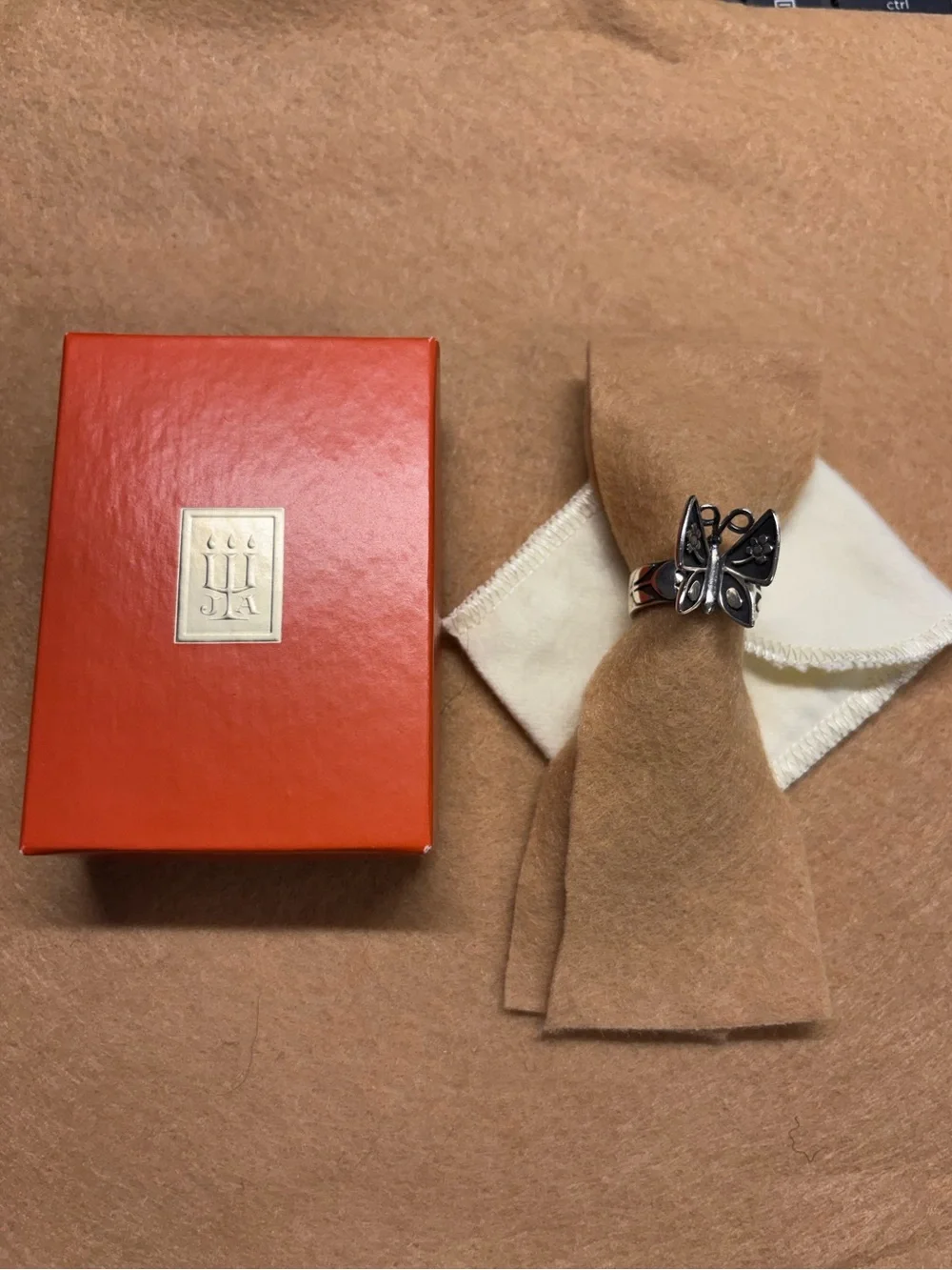 James Avery Mariposa Silver Butterfly Ring